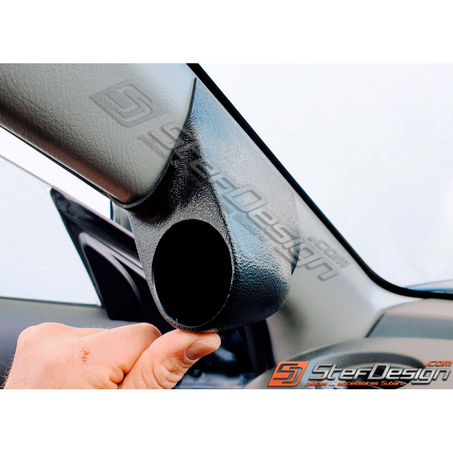 Support 1 manomètre montant de pare brise wrx et STI 01/07 Support 1 manomètre montant de pare brise wrx et STI 01/07