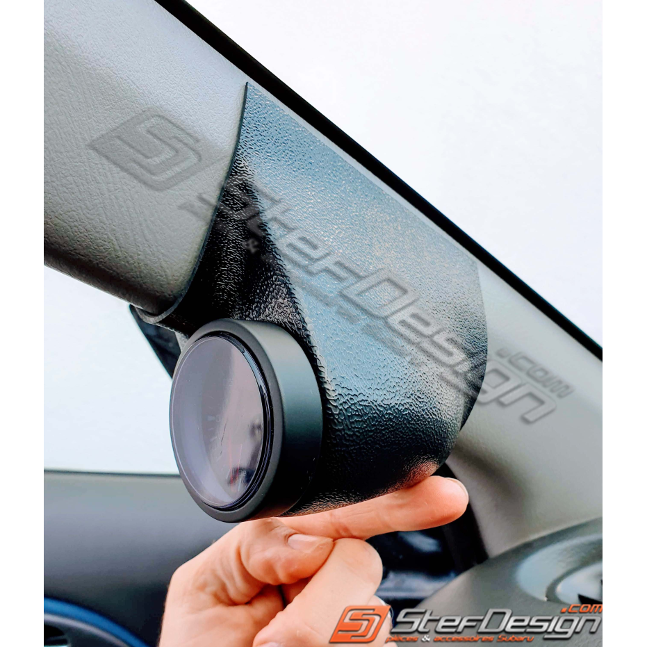 Support 1 manomètre montant de pare brise wrx et STI 01/07 Support 1 manomètre montant de pare brise wrx et STI 01/07