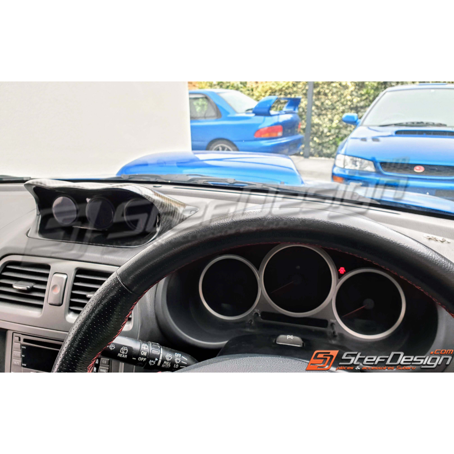 Console 3 manomètres centrale SUBARU  impreza WRX et STI 01/07 Console 3 manomètres centrale SUBARU  impreza WRX et STI 01/07