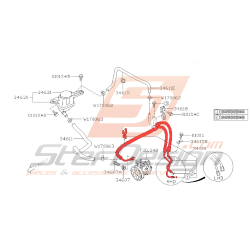 Durite de direction assistée pour subaru WRX 2008