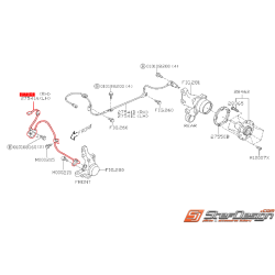 Capteur ABS avant SUBARU FORESTER 2006 EJ204