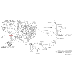 Pompe à eau origine subaru XV 2.0l diesel