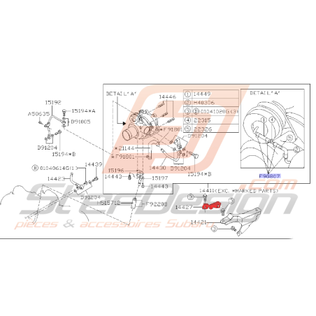 Support turbo GT 1999-2000