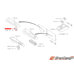 Bouton lève vitre arrière SUBARU WRX/STI 08-14