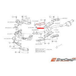 Tôle de protection supérieur d'échappement SUBARU 2.0R 2006