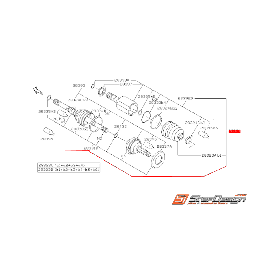 Cardant avant origine pour SUBARU 2.0R 2006