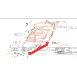 Bas de caisse tôle WRX 8 Break