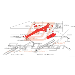 Mecanisme éssuie glace avant avec moteur Forester XT 2.5l 2004