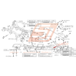 Vis centrale de tirant arrière pour STI décembre 2008 à 2016