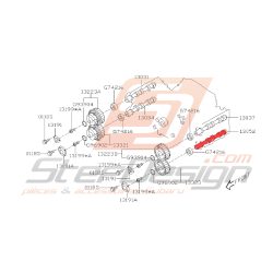 Arbre à cames origine échappement gauche STI 10-14