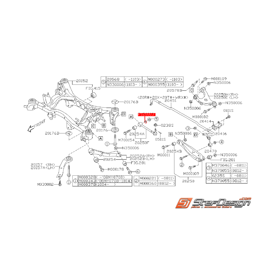 Rondelle de réglage train arrière ORIGINE SUBARU 2008 Diesel Rondelle de réglage train arrière ORIGINE SUBARU 2008 Diesel
