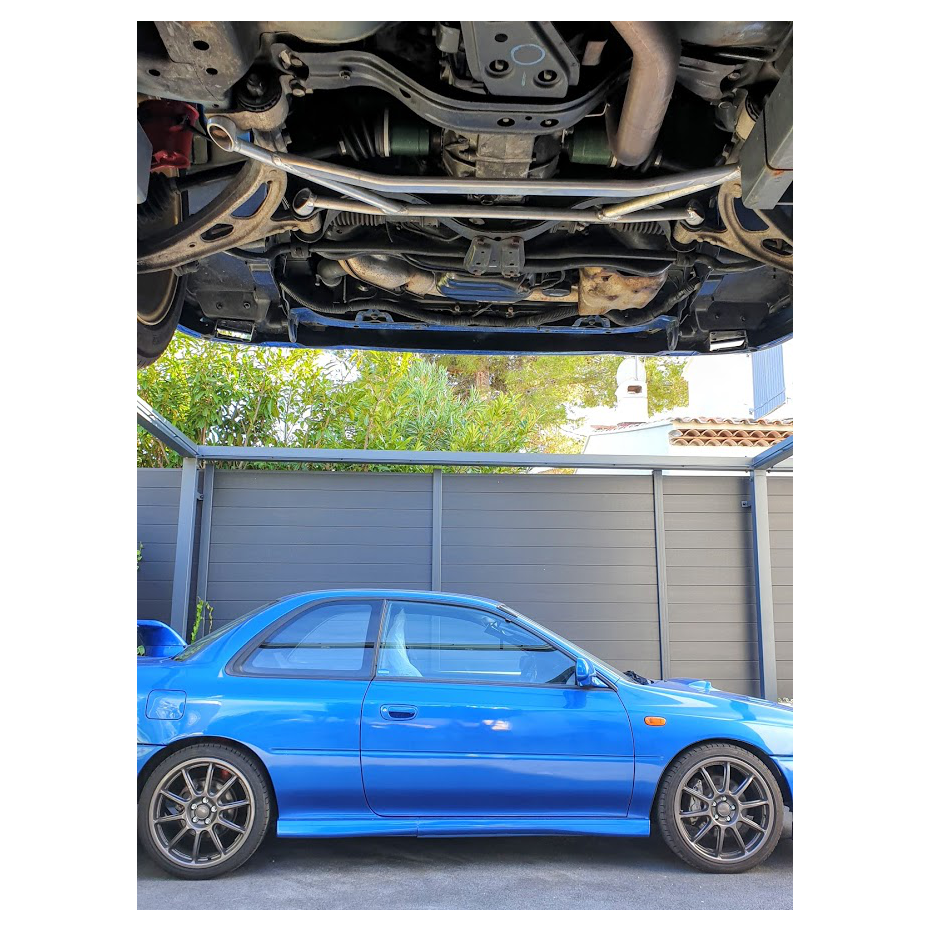 Barre inférieure 4 points subaru impreza gt 93/00 Barre inférieure 4 points subaru impreza gt 93/00