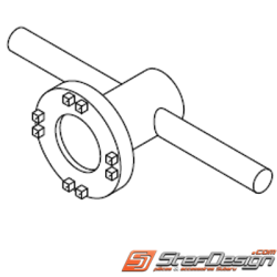 Clé de démontage de différentiel 
