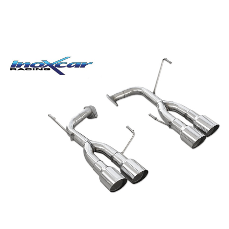 silencieux inoxcar pour subaru impreza wrx sti 2010 2011 2012 2013 2014