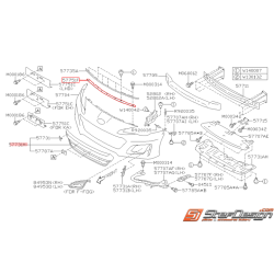 Support de pare choc avant origine SUBARU BRZ 2017-2018