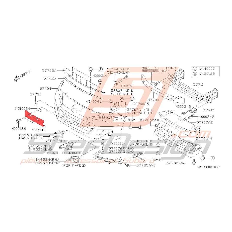Support de plaque d'immatriculation pour subaru BRZ  Support de plaque d'immatriculation pour subaru BRZ