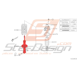 Amortisseur avant subaru XV 2012