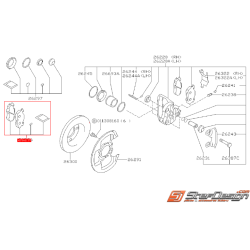 Plaquettes avant origine SUBARU VANILLE 1997 (E12)