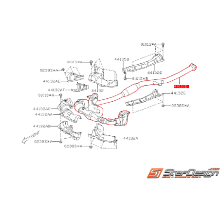 Catalyseur + Collecteur origine SUBARU FORESTER 2008 Atmo