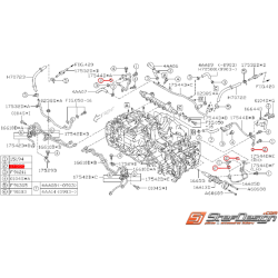 Joint cuivre d'étanchéité de retour de carburant SUBARU IMPREZA 2008 Diesel