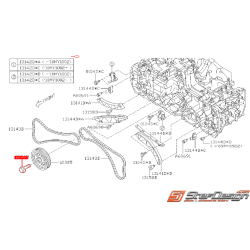 Vis de poulie de vilebrequin origine SUBARU IMPREZA 2008 Diesel