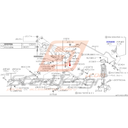 Vis de berceau arrière Forester 2001-2002