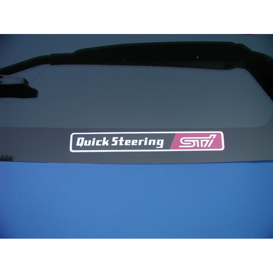 Autocollant Quick steering STI  