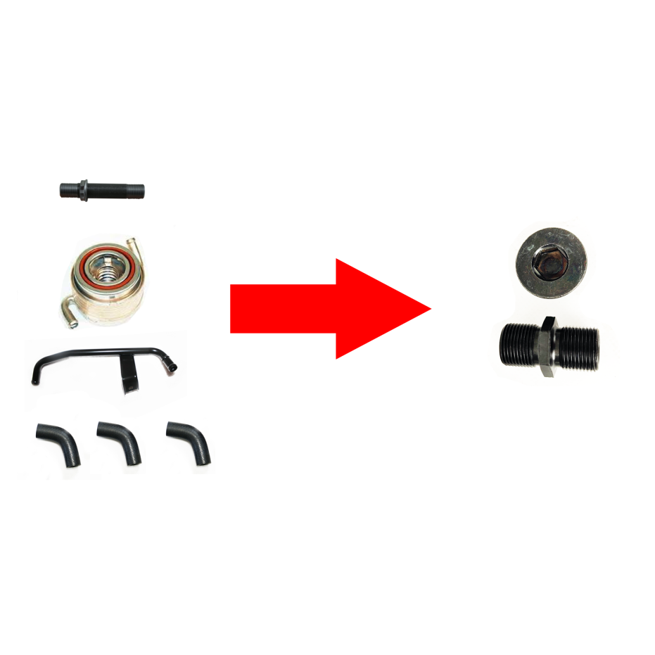 Kit pompe a eau suppression modine d'huile 