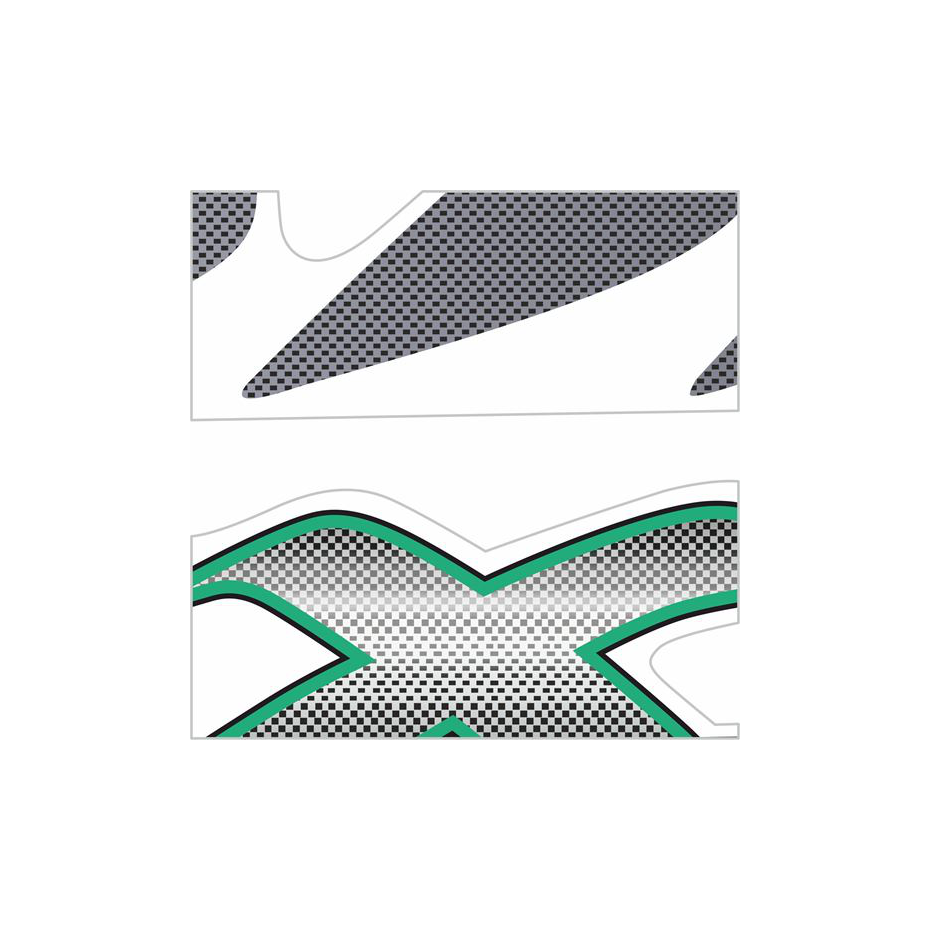 Autocollants d'ailes arrières subaru sti type r  Autocollants d'ailes arrières subaru sti type r