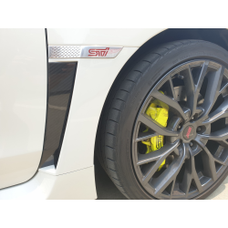 Autocollants d'ailes avant subaru sti 15+