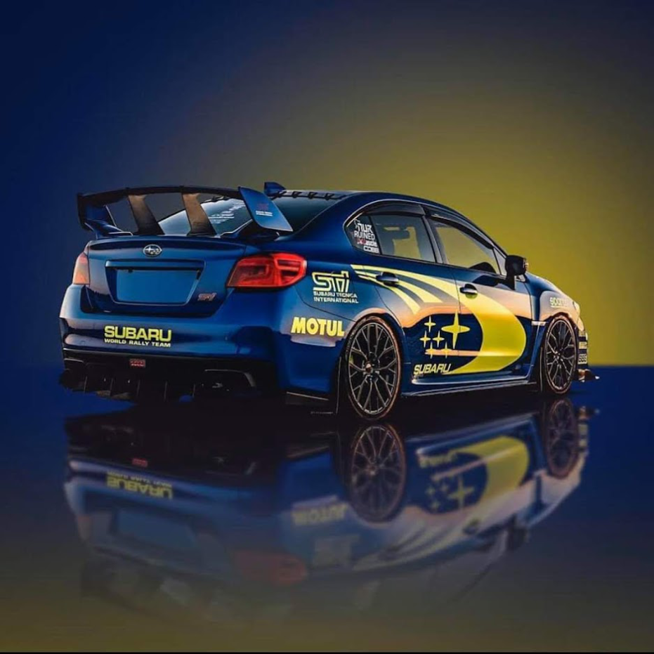 Autocollants latéraux  jaune ou noir  subaru impreza 93/07 Autocollants latéraux  jaune ou noir  subaru impreza 93/07