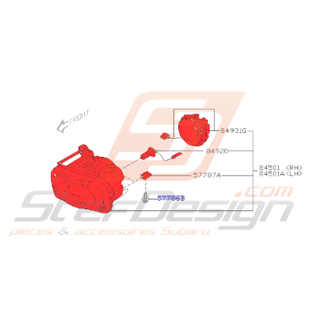 Anti-brouillard pour subaru 2.0l R