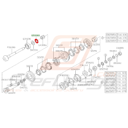 Roulement de butée arbre secondaire impreza 2.0l R