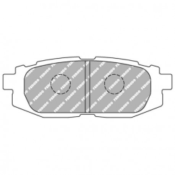 plaquettes de frein arrière de marque ferodo pour subaru brz ds 2500