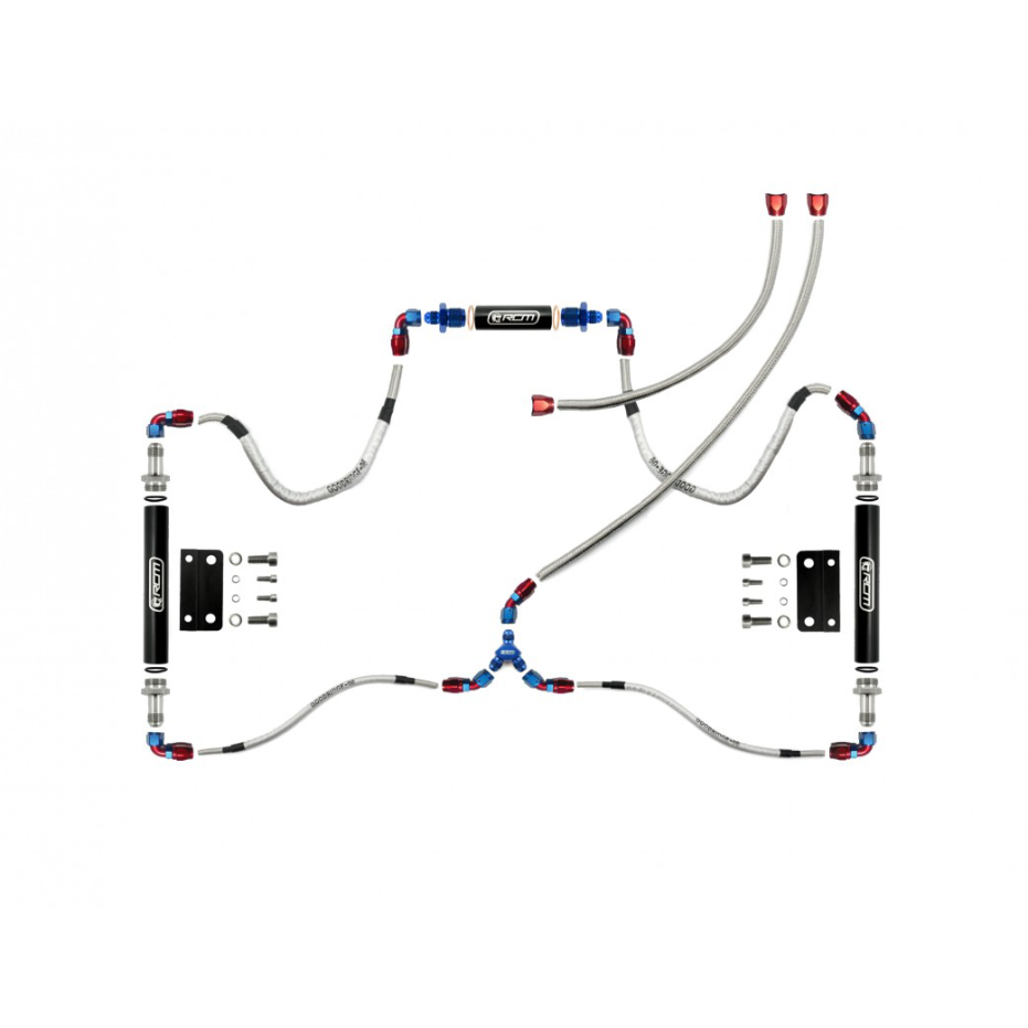 Rails essence parallèle RCM Kit complet Régulateur origine WRX/STI 01-07