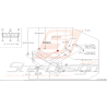 Clips de calandre pour subaru forester SF5 Clips de calandre pour subaru forester SF5