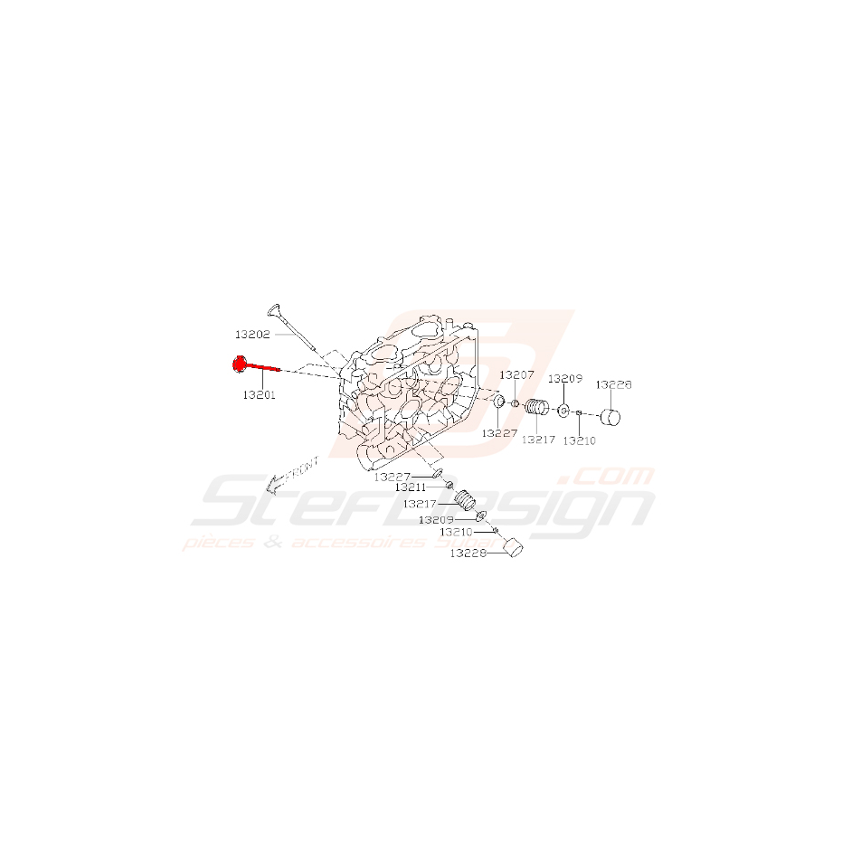 Soupape admission pour Subaru Forester SH5 2008