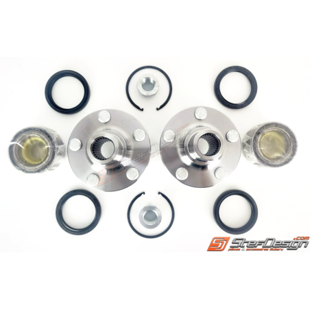 Pack 2 moyeux 2 roulements subaru impreza GT sans ABS WRX 01-07 STI 01-04