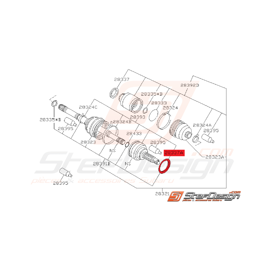 Déflecteur Cardan Avant Origine Subaru GT 2000
