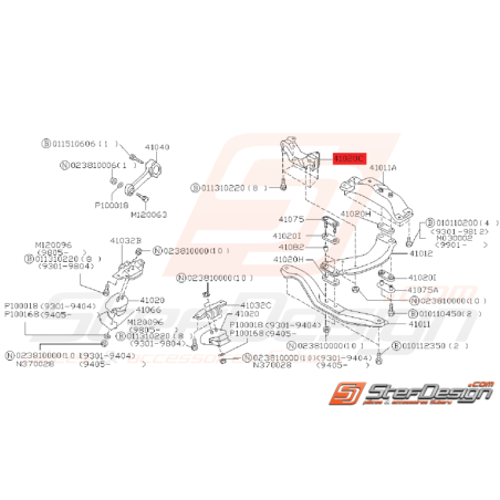 Support Boite de Vitesse Origine Subaru GT 1993 - 2000