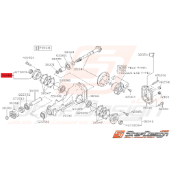 Fixation de roulement de différentiel arrière WRX/STI 01-07