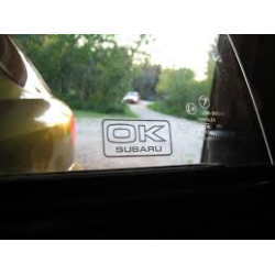 Autocollants de vitre  OK subaru 