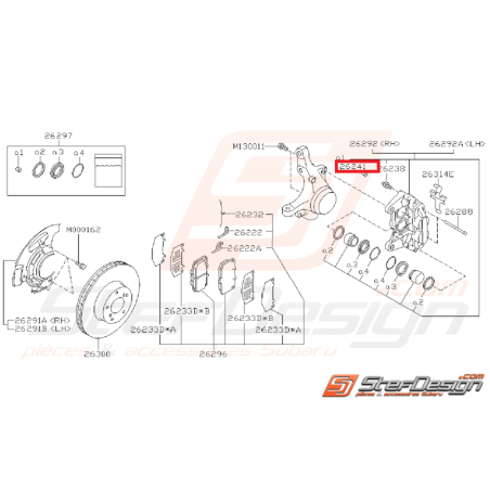 Bouchon vis de purge GT 99-00 WRX 01-07