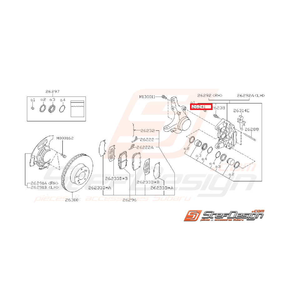Bouchon vis de purge GT 99-00 WRX 01-07