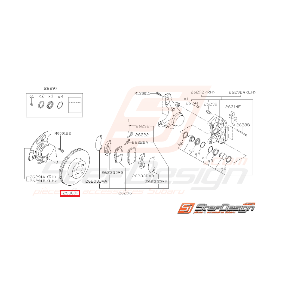 disques avant Grp N SUBARU GT 99-00  WRX 01-10 BRZ-GT86 disques avant Grp N SUBARU GT 99-00  WRX 01-10 BRZ-GT86
