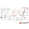 Étrier frein avant SUBARU STI 01-07