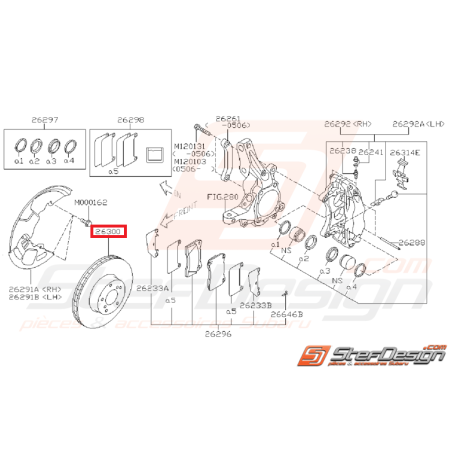 disques avant Grp N  subaru STI 05-16