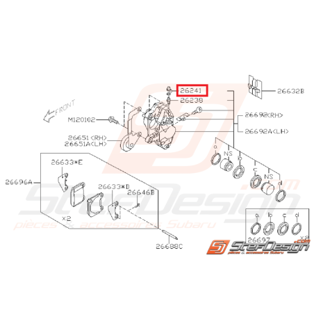 Bouchon vis de purge étrier BREMBO STI 01-16