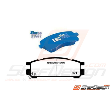 Kit plaquettes arrière EBC Impreza GT 96-98 blue