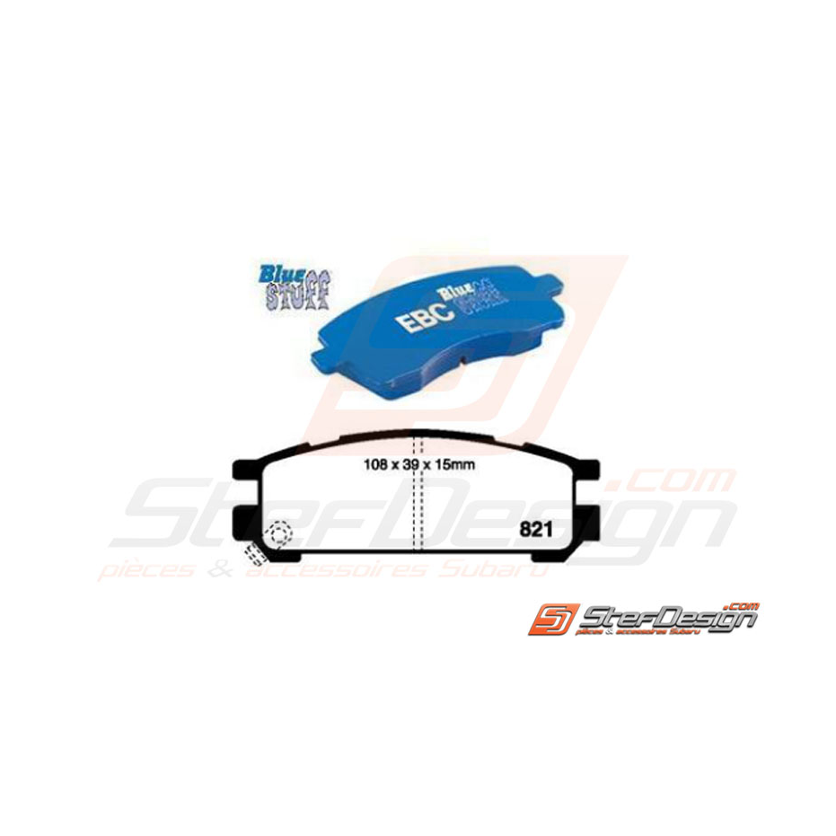 Kit plaquettes arrière EBC Impreza GT 96-98 blue